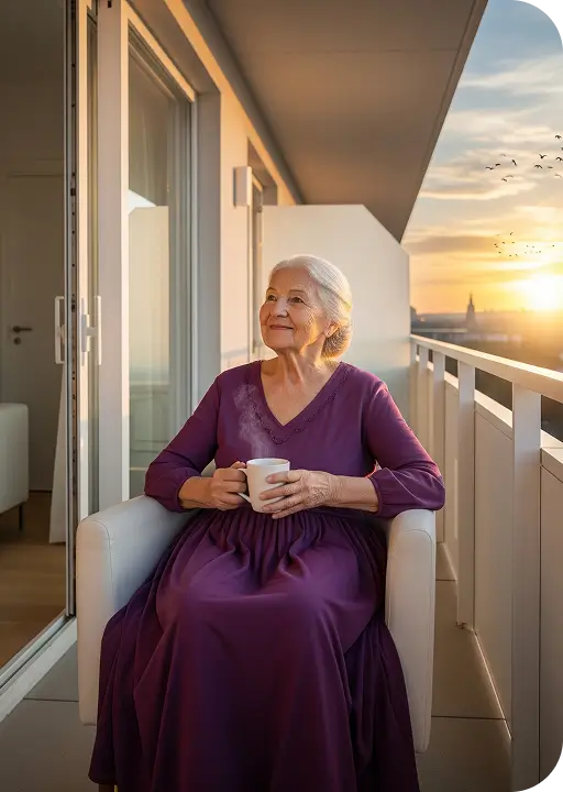 Professional nurse providing wound care at home