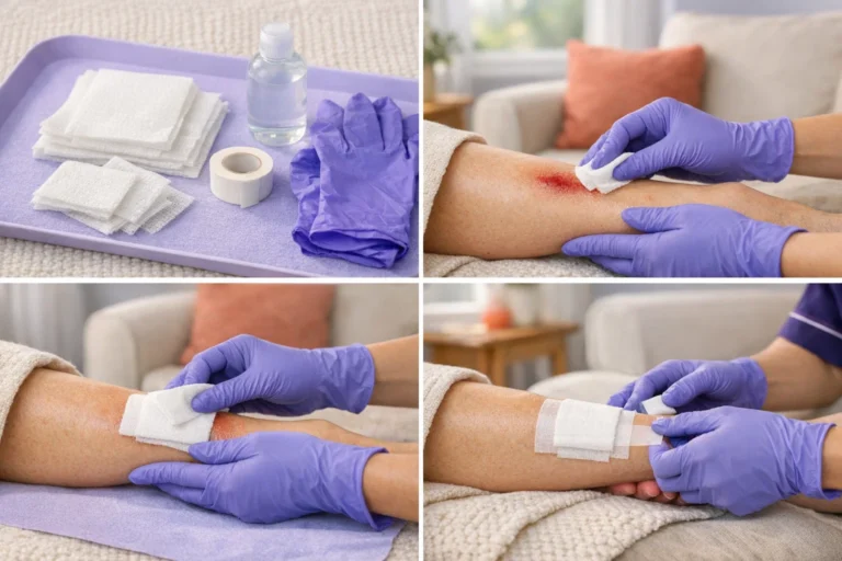 How to Change a Wound Dressing at Home (Step-by-Step)
