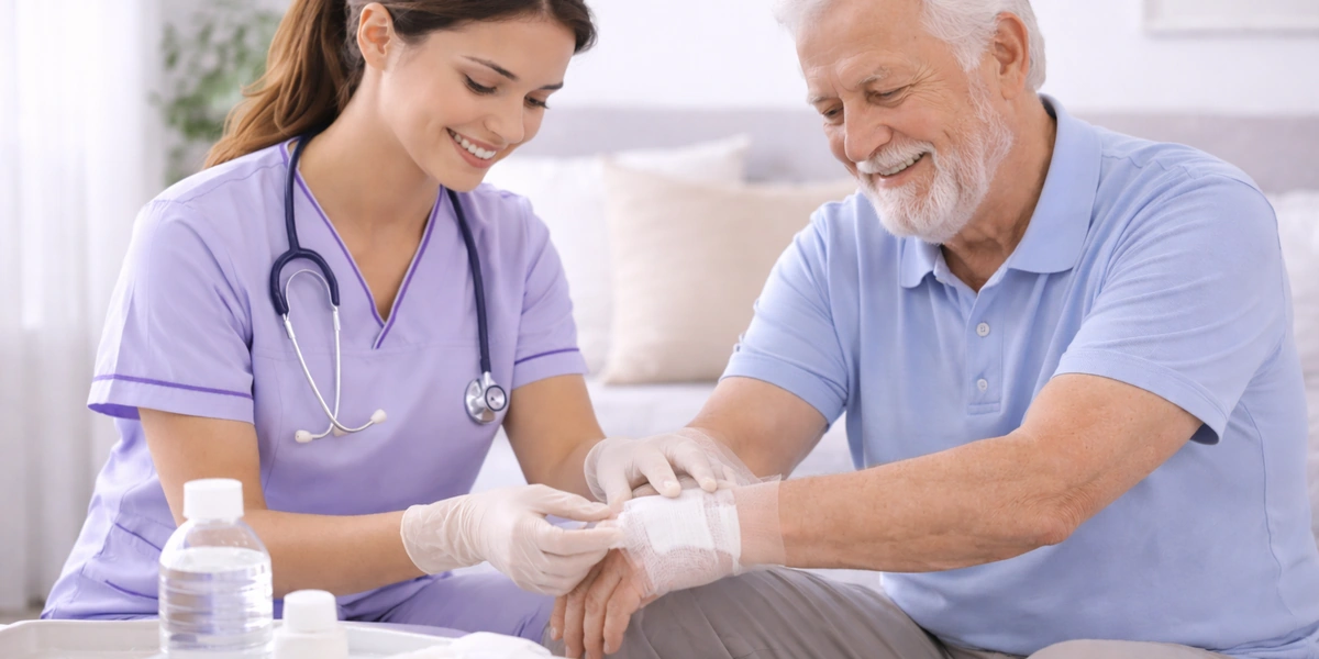 Wound Care Nurse at Home